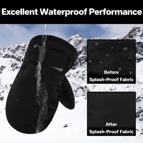 Miniatura 32 de QikQik Guantes de invierno impermeables para niños pequeños - Guantes de nieve para bebés