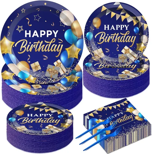 Miniatura 32 de gisgfim Juego de decoración para fiesta de 50 invitados con temática de camión semi, platos y servilletas para fiesta con temática de camión semi