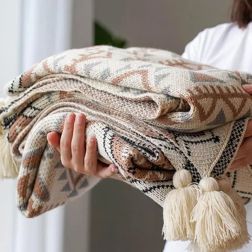 Miniatura 13 de Manta de Zebra 50x70 Beige Mantas de Forro Polar Suaves y Esponjosas para Sofá, Cama o Sillón, Manta Gruesa y Cálida para Mujeres, para Todas