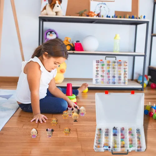 Miniatura 6 de Xuerdon Vitrina compatible con figuras coleccionables de Disney Doorables. Organizador de almacenamiento de juguetes para múltiples miradas