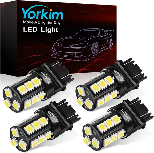 Miniatura 6 de Yorkim - Bombilla LED 194 ámbar, libre de error Canbus, 3-SMD 2835, T10 ámbar para interior, para luz de techo, mapa, puerta, cortesía, matrícula