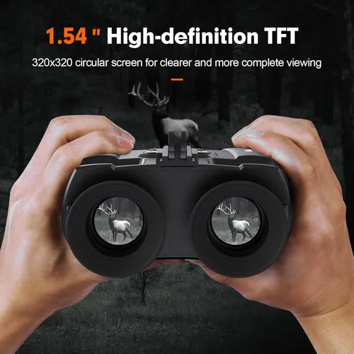 Miniatura 3 de GTMEDIA Gafas de visión nocturna para adultos, prismáticos tácticos de visión nocturna de 984 pies, gafas de visión nocturna manos libres