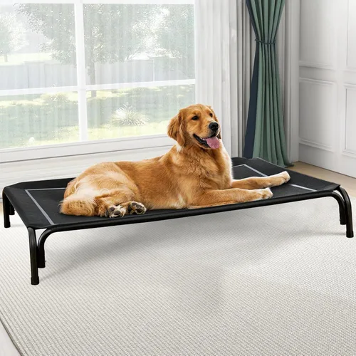 Miniatura 7 de Czpalo Cama elevada para perro, cama elevada para perros al aire libre para perros de tamaño extra grande, cuna refrescante portátil para mascotas