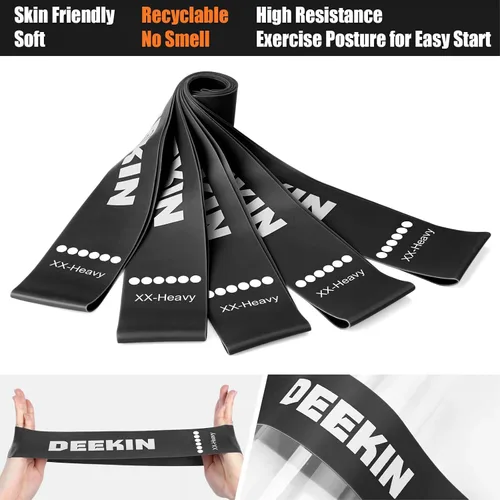 Miniatura 3 de DEEKIN 20 Pcs Resistance Bands Bulk Loop Resistance Exercise Bands for Working Out Stretch Yoga Starter Set Elastic Exercise Fitness Band Equipment