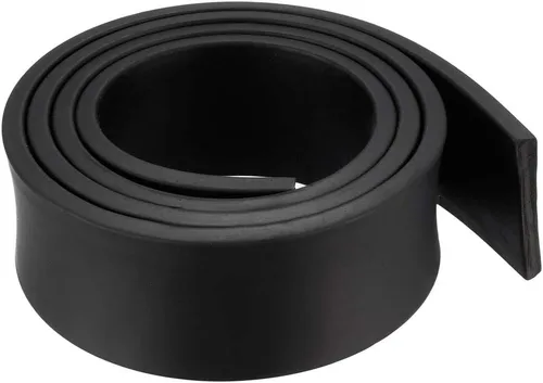 Miniatura 23 de uxcell Tira de sello de goma rectangular maciza, 0.197 in de ancho, 0.118 in de grosor, 3.3 ft de largo, color negro