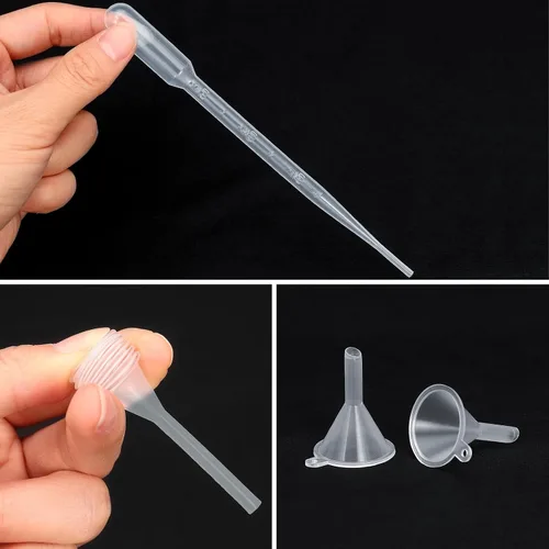Miniatura 6 de 10 piezas de kit de herramientas de recarga de perfume, herramientas de transferencia de dispensador de perfume de plástico, juego de herramientas