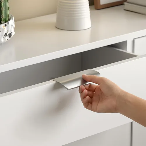 Miniatura 17 de Goldenwarm Paquete de 6 manijas de gabinete de cocina de 3 pulgadas, tiradores negros para armarios, tiradores de borde, accesorios de cocina negros