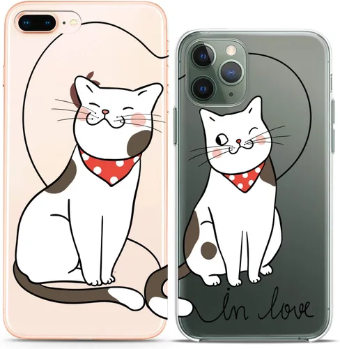 Miniatura 16 de Fundas a juego para parejas compatibles con iPhone 16 15 14 13 12 11 Pro Max Mini Xs X 6s 8 Plus 7+ Xr 10 SE 5 Game Player Relación Amigo Novio