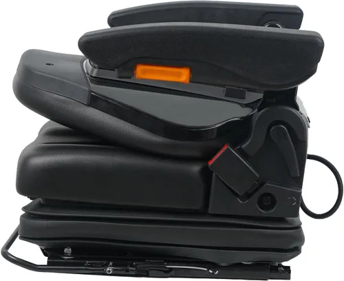 Miniatura 5 de DSC - Asiento de tractor universal con suspensión con reposabrazos ajustable, bolsa para documentos, asiento de respaldo alto, cinturón de seguridad
