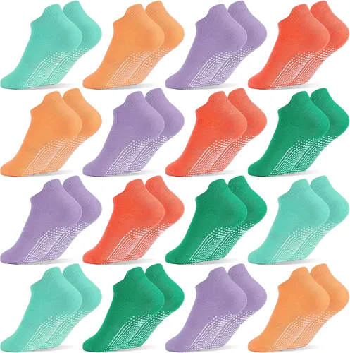 Miniatura 10 de ELUTONG Calcetines de agarre antideslizantes para niños y niñas de 1 a 7 años
