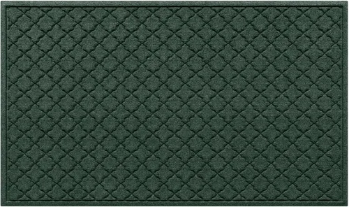 Bungalow Flooring Waterhog - Tapete para puerta, 3 x 5 pies, fabricado en Estados Unidos, duradero y decorativo, antideslizante, interior/exterior,