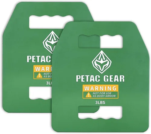 Miniatura 14 de PETAC GEAR Placas de Peso Tácticas Para Chaleco Con Peso Para Hombres Entrenamiento, 5/10/15/20 LBS Equipo de Chalecos de Entrenamiento de Fuerza
