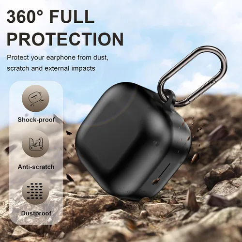 Miniatura 3 de Funda compatible con Sony LinkBuds Clip WF-LC900, silicona suave a prueba de golpes, funda protectora para auriculares Sony LinkBuds Clip Open-Ear