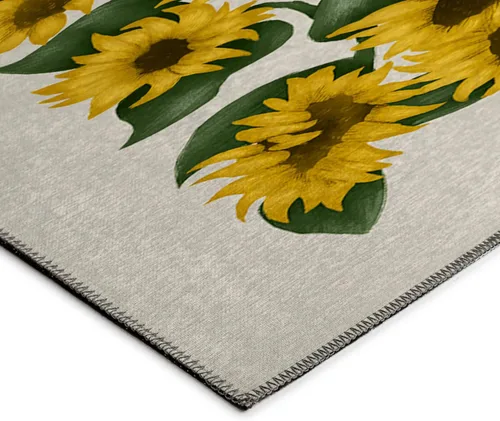 Miniatura 5 de Dalyn Rugs Kendall KE17 - Alfombra beige de 3 x 5 pies, fácil de limpiar, lavable a máquina, no se desprende, para dormitorio, sala de estar