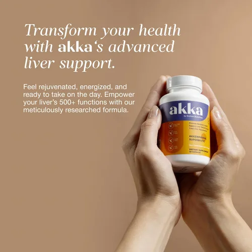 Miniatura 6 de AKKA - Akkermansia Probiotic Liver Cleanse Detox & Repair - Suplemento de salud hepática para energía, digestión y metabolismo con Akkermansia