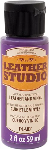Miniatura 19 de Leather Studio 71411 pintura para piel de color blanco, 2 onzas