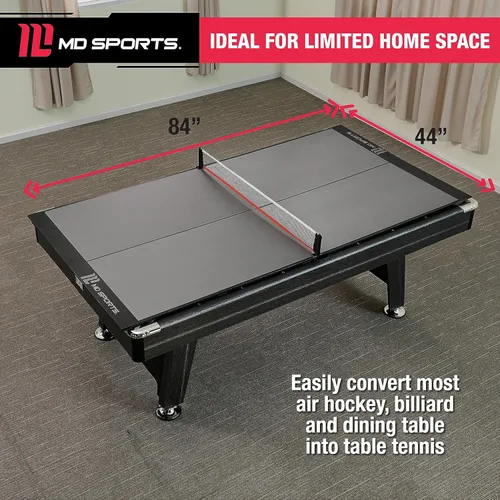 Miniatura 2 de MD Sports Table Tennis Tables Multiple Styles Ping Pong Tables, Foldable for Easy Storage with Nets Included, Perfect for Family Game Rooms