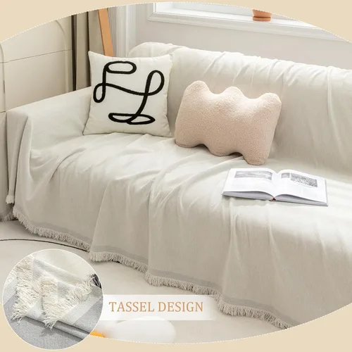 Miniatura 3 de Funda de sofá de felpilla de 91 x 118 pulgadas, extra ancha, resistente al agua, para sofá modular de 2 a 3 cojines, funda de sofá modular