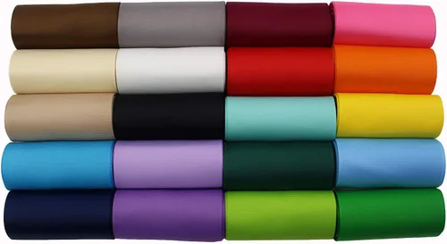 Cintas de tela de grogrén de 3 pulgadas, 20 colores, 2 yardas cada uno, en total 40 yardas, cintas de boutique para envolver regalos, accesorios