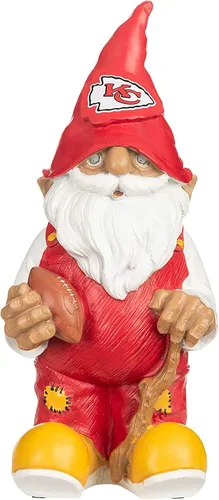 Miniatura 20 de NFL Resin 11.5" Team Logo Outdoor Garden Statue Gnome