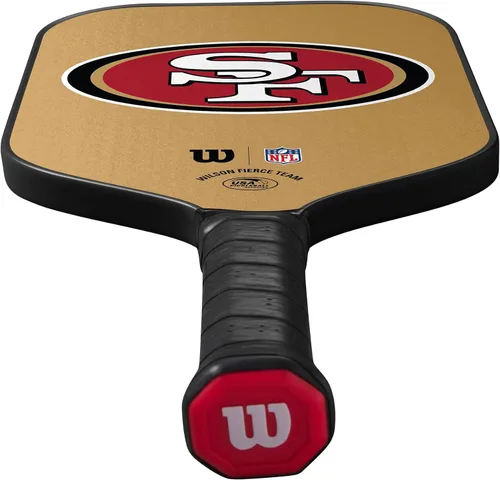 Miniatura 4 de Wilson NFL Collection - Palas de pickleball Fierce Team, tamaño de agarre 2-4 1/4 pulgadas