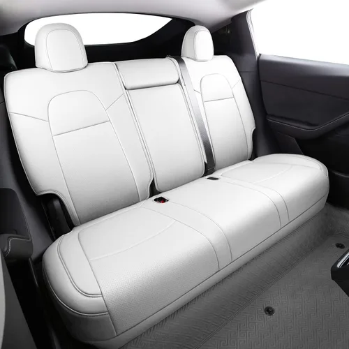 Miniatura 30 de Funda INCH EMPIRE para asiento de coche, ajuste personalizado para Tesla Model 3, protector de cojín de asiento de cuero sintético para 2017 2018