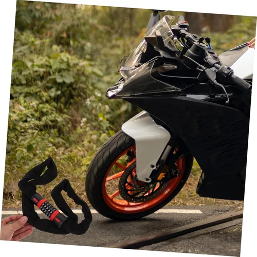 Miniatura 8 de GANAZONO Heavy Duty Bike Chain Lock Digit Combination and Keys Carbon Steel Anti-Theft Security for Bicycle Motorcycle Electric Bike Portable