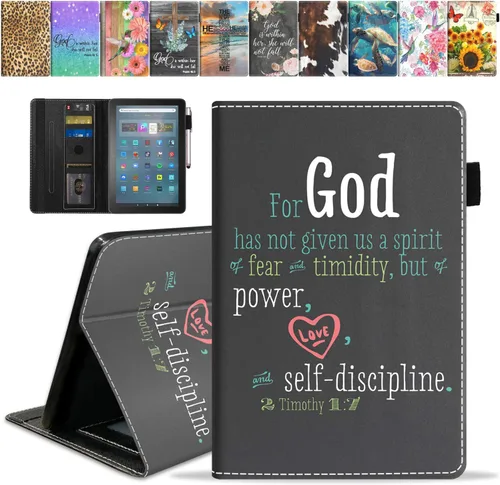 Miniatura 23 de Funda para tableta Amazon Fire Max 11 (11 pulgadas, 13ª generación, versión 2023) con ranura para tarjetas y apagado y encendido automático, funda