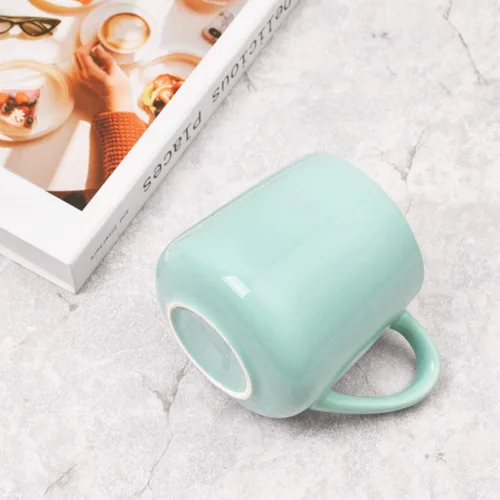 Miniatura 6 de Bosmarlin Taza de café grande de cerámica brillante, taza de té para la oficina y el hogar, 18 onzas, adecuada para lavavajillas y microondas