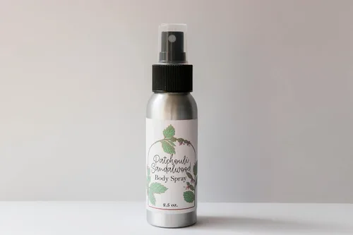 Miniatura 2 de Spray corporal de perfume de sándalo de pachulí, 2.5 onzas