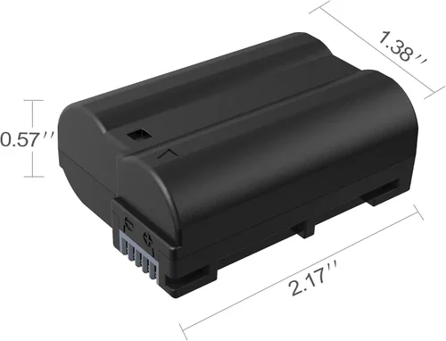 Miniatura 9 de LP EN-EL15C Batería de Reemplazo, 2200 mAh EN-EL15a/EN-EL15b Batería Compatible con Nikon D7500, D7200, D7100, D7000, D850, D750, D500, D810a, D810