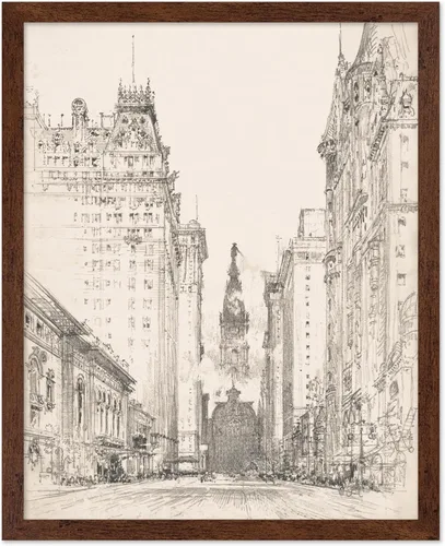 Miniatura 19 de Poster Master Impresión de pintura vintage de árbol de Navidad, póster retro de vacaciones, arte de invierno, diseño abstracto melancólico de pared