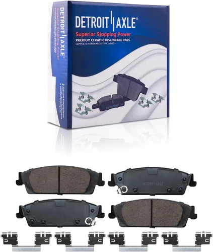 Miniatura 120 de Detroit Axle - Pastillas de Freno Delantero Izquierdo Reemplazo de Pinza de Disco para Dodge Ram 1500 Dakota Mitsubishi Raider - Juego de 3 piezas