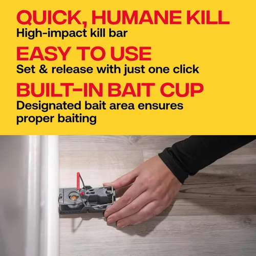 Miniatura 3 de Victor M144-2B Instant Power-Kill - Trampa reutilizable para ratas, fácil de instalar, 2 trampas