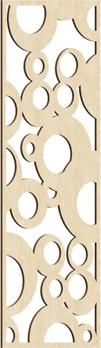 Miniatura 97 de Farwell Paneles de pared decorativos de madera con calado, 13 3/8 pulgadas de ancho x 34 3/8 pulgadas de alto x 1/4 de alto, roble rojo rojo