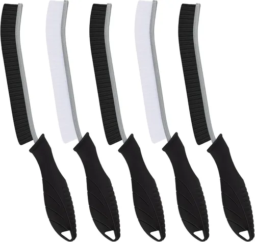 Miniatura 10 de FOOGWEE Cepillo de limpieza de hendiduras de cerdas duras, herramientas de limpieza para uso doméstico, suministros de limpieza multifuncionales