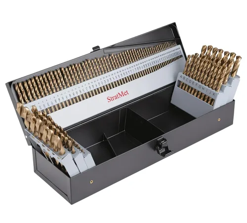 Juego de brocas de cobalto de 115 piezas, juego de brocas de acero de alta velocidad M35 para metal endurecido, acero inoxidable, hierro fundido y