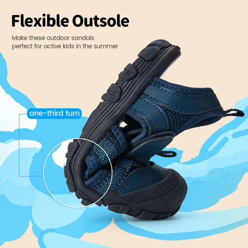 Miniatura 4 de Roknemo Sandalias ligeras para niños y niñas, zapatos de agua para niños y niñas, para verano, atléticas, deportivas, para exteriores, playa