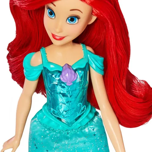 Miniatura 4 de Muñeca Disney Princess Royal Shimmer de Ariel, muñeca de moda con falda y accesorios, juguete para niños de 3 años en adelante