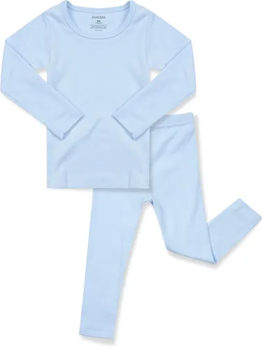 Miniatura 41 de AVAUMA - Pijama para niños y niñas de algodón básico para uso diario