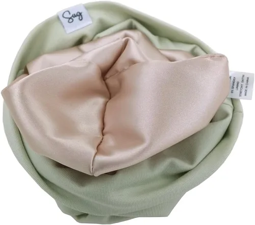 Miniatura 135 de Gorro de punto para recién nacido, para niños y niñas, con forro de satén sedoso, gorro para niños pequeños