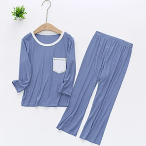 Miniatura 2 de Traje de bebé niña para niños pequeños PrimaveraVerano Nuevo policromado para niños Casual Home Furnishing Long Outfits