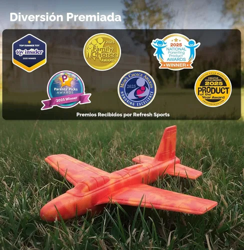 Miniatura 7 de Avión planeador de espuma de juguete para niños, regalos de Navidad para nietos, rellenos de calcetines para niños y niñas, juguetes al aire libre
