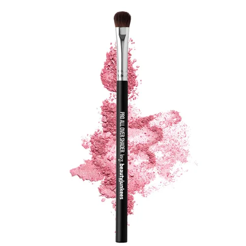 Miniatura 25 de Beauty Junkees Brocha plana para delineador de ojos – Brocha de maquillaje profesional de precisión para delineador de ojos afilados, modelado