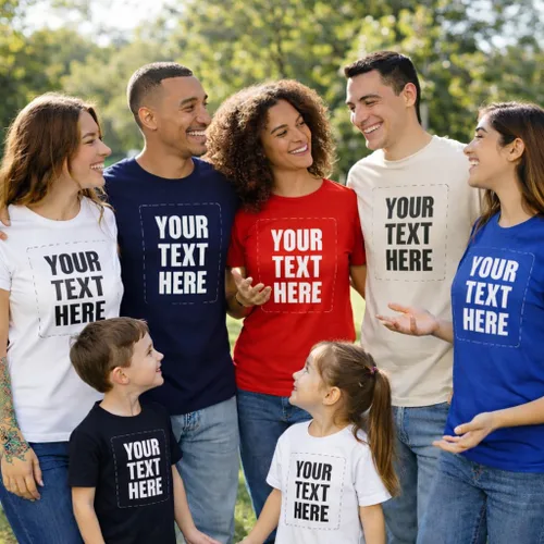 Miniatura 3 de GotPrint Camisa personalizada para hombres, mujeres, añade tu propio texto, camisetas personalizables, camiseta personalizable en la parte delantera