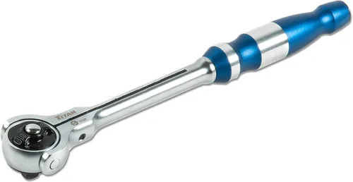 Titan 12168 Trinquete de cabeza giratoria de 90 dientes de transmisión de 3/8 pulgadas x 10 pulgadas