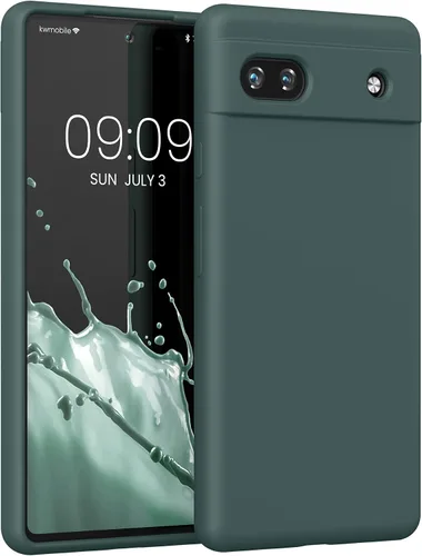 Miniatura 544 de kwmobile Funda Compatible con Google Pixel 6 Pro - Funda de teléfono de silicona TPU con acabado suave - Azul Arrecife