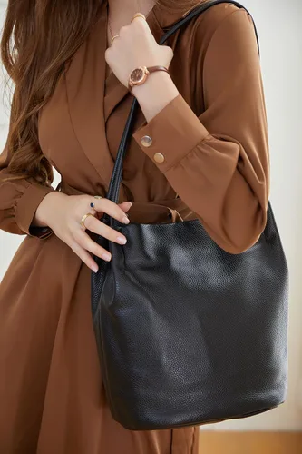 Miniatura 56 de Iswee - Bolsos de cuero genuino, diseño de hombro Hobo, bolsos para mujer