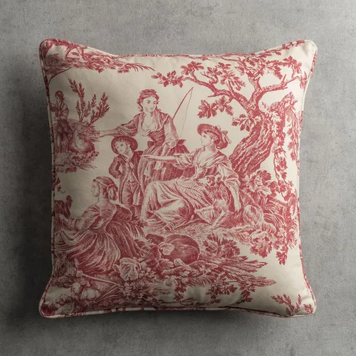 Miniatura 9 de Maison d' Hermine The Miller - Funda de cojín decorativa 100 % de algodón, tejido Toile de Jouy Para sofá, sillón, dormitorio, hogar, sala