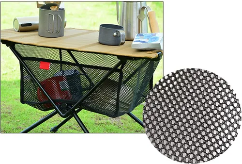 Miniatura 6 de Bolsa de malla colgante Organizador de equipo de camping al aire libre Bolsa de almacenamiento de mesa plegable Bolsa de almacenamiento de picnic